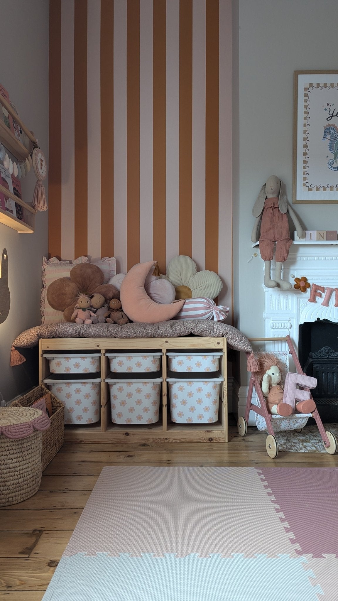 Daisy Stickers For Ikea Trofast Drawers - Nursery Stickers