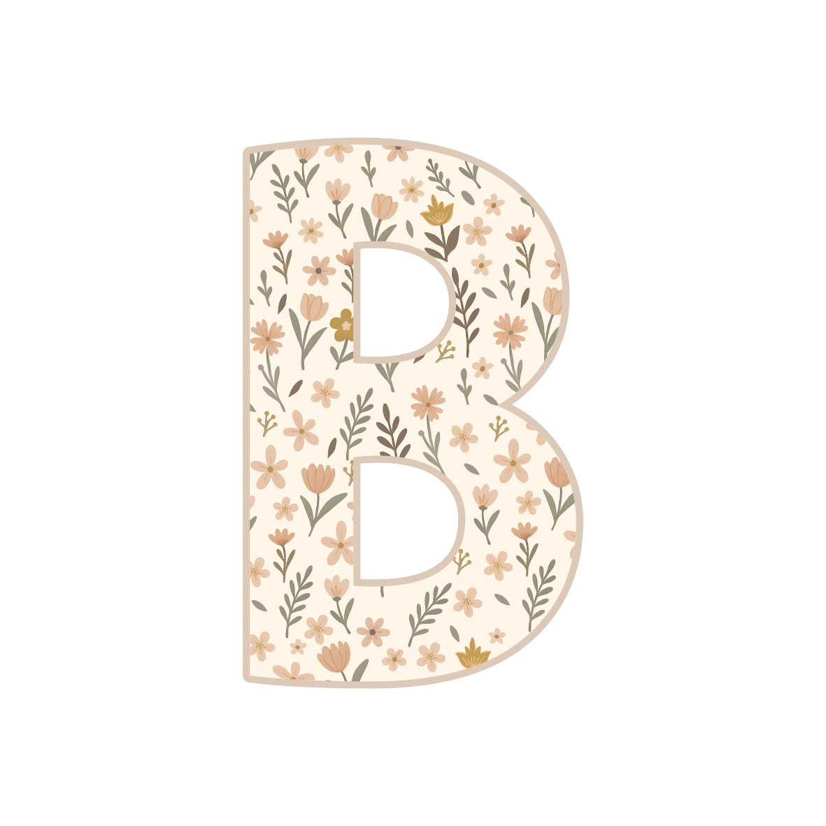 Letter B - Wildflower
