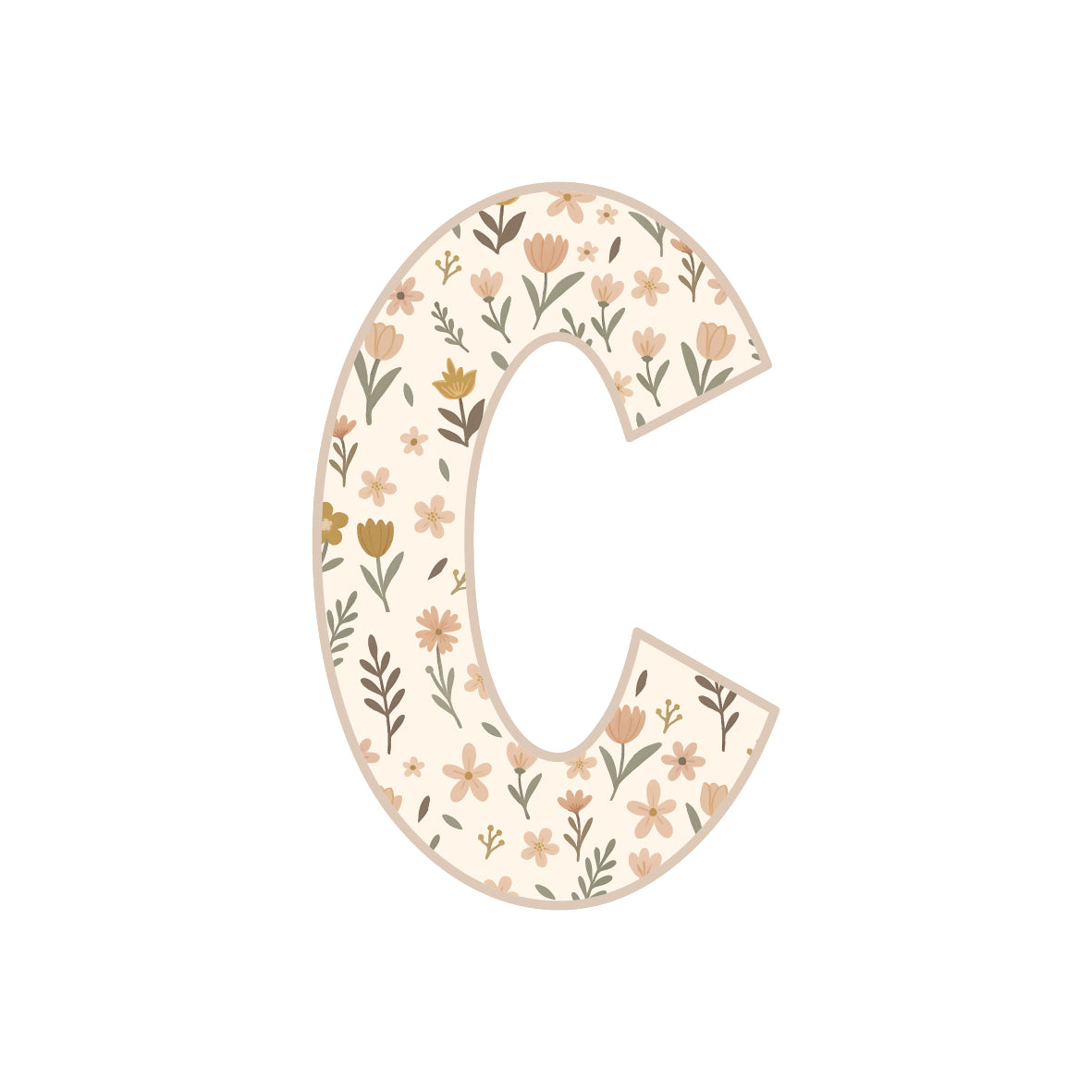 Letter C - Wildflower