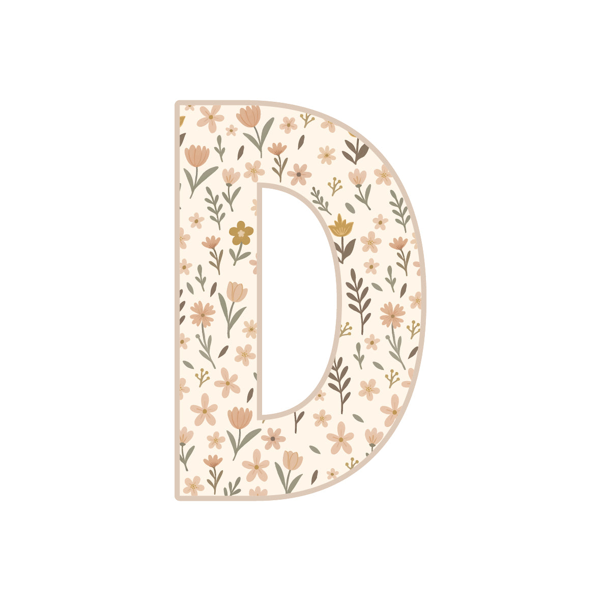 Letter D - Wildflower