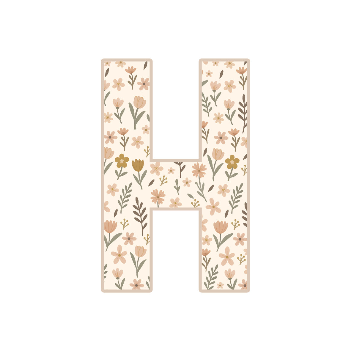 Letter H - Wildflower