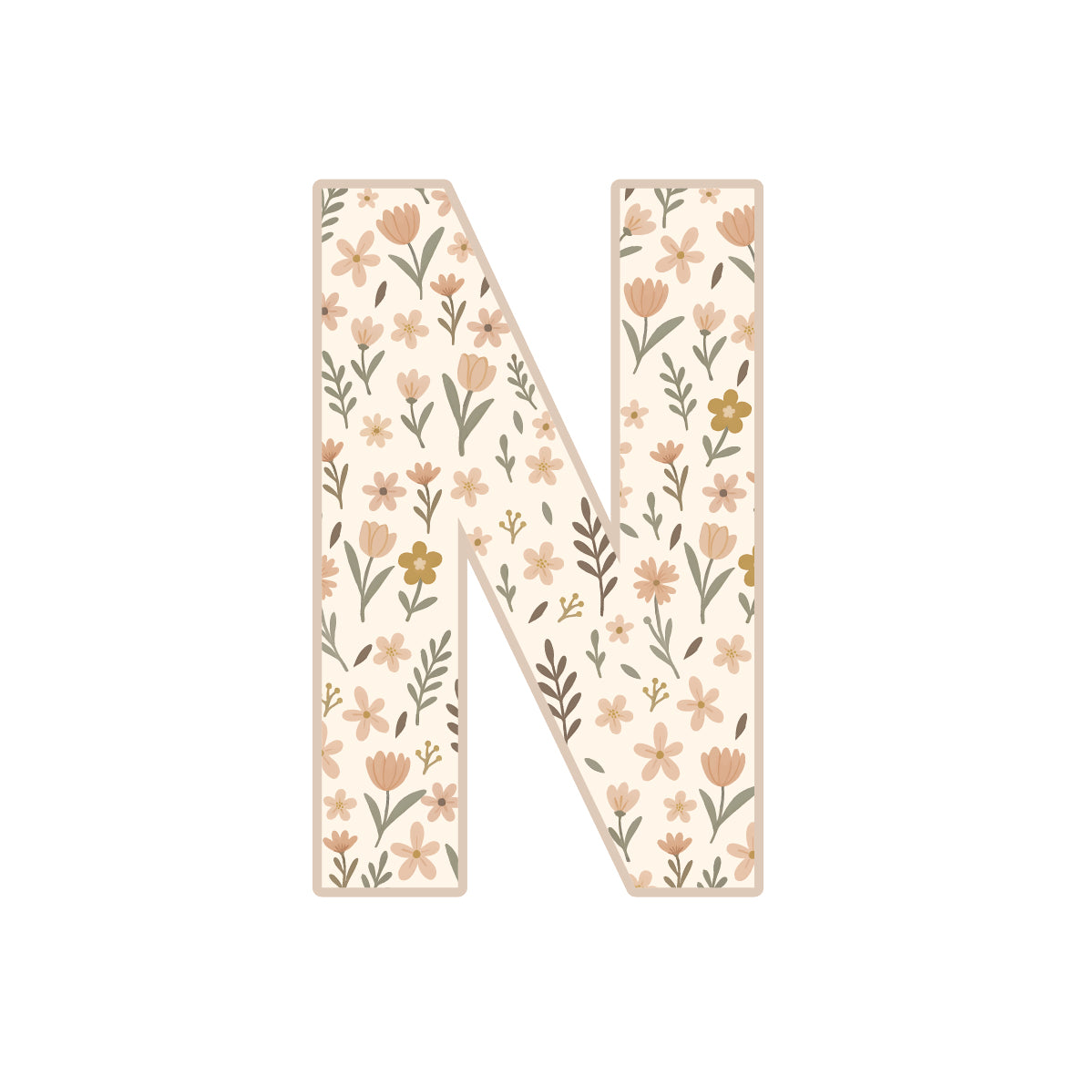 Letter N - Wildflower