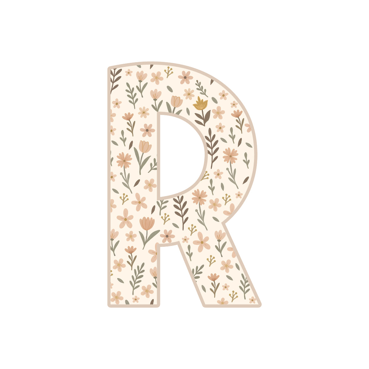 Letter R - Wildflower