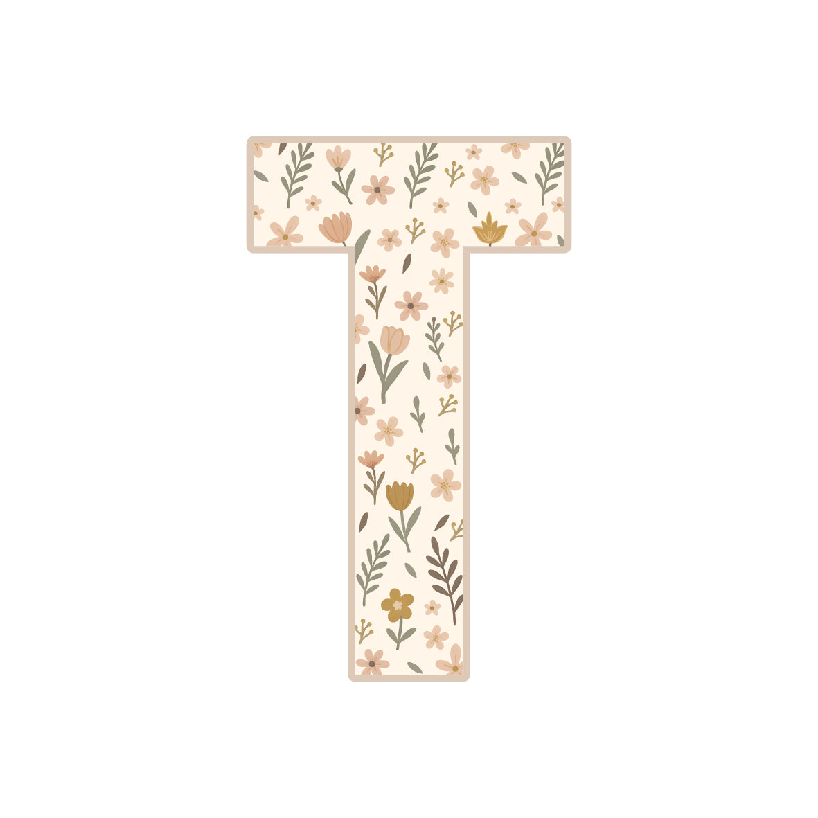 Letter T - Wildflower