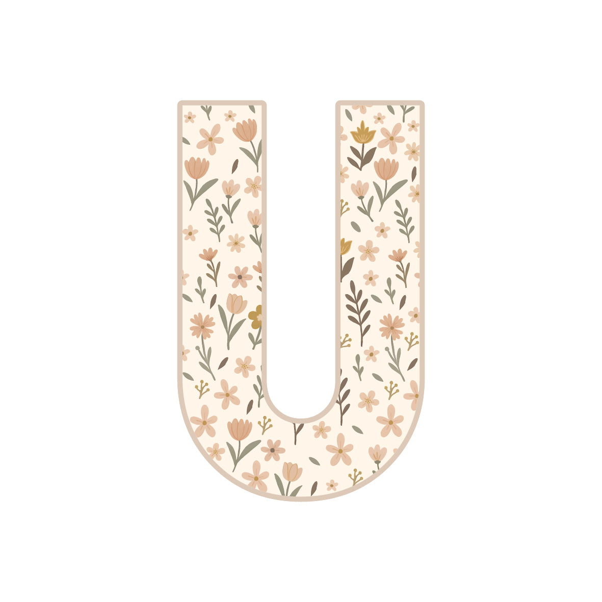 Letter U - Wildflower