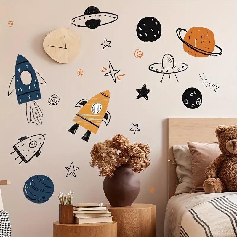 Space Nursery Wall Stickers - Nursery Stickers