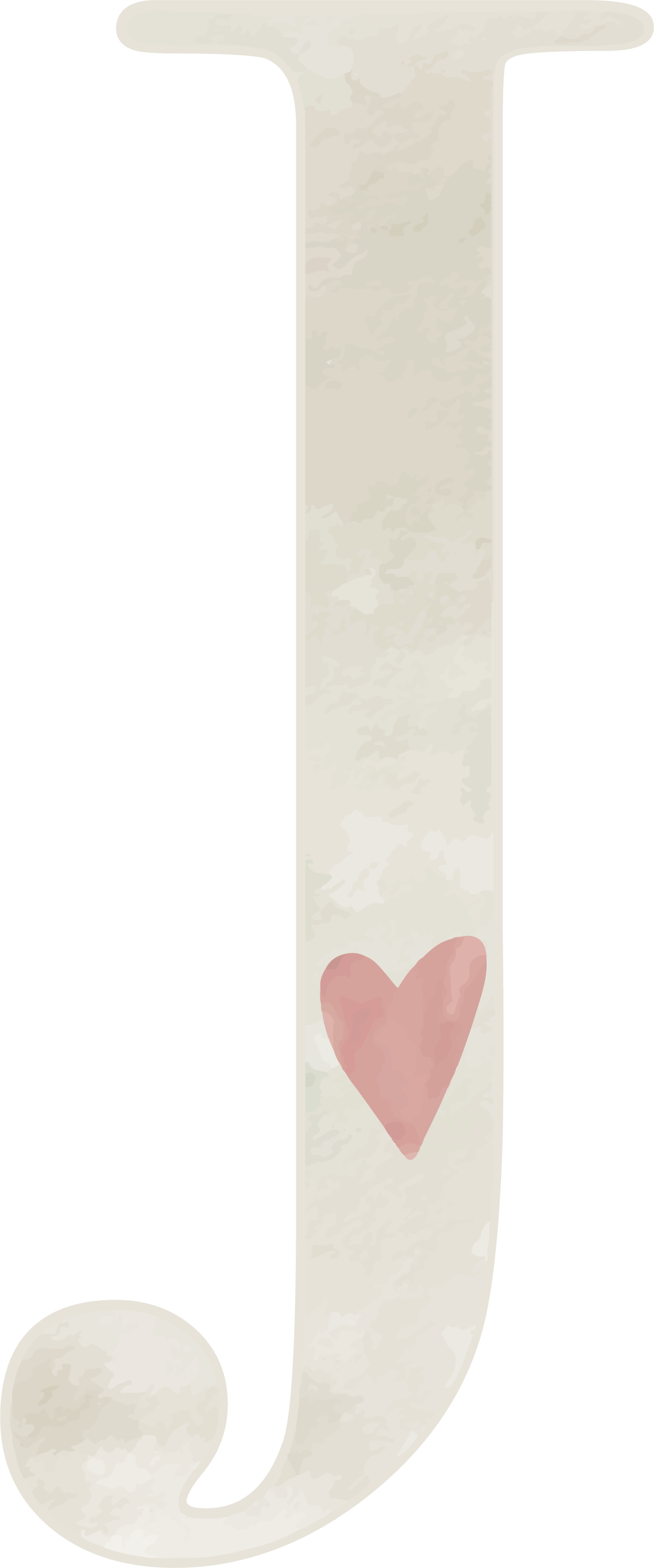 Letter J - Rainbow Garden - Nursery Stickers