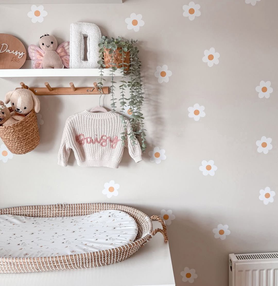 Daisy Flowers Nursery Wall Stickers - Nursery Stickers