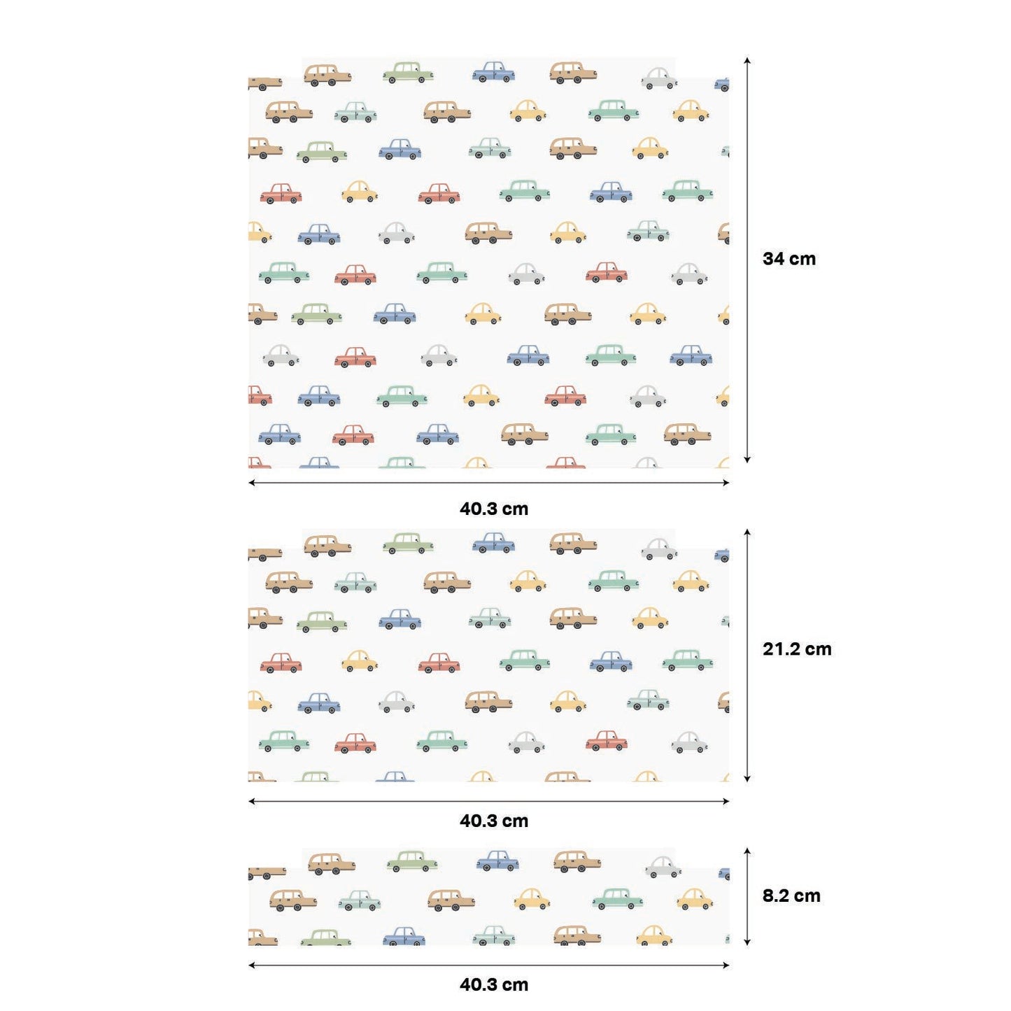 Car Stickers For Ikea Trofast Drawer (Side Facing Vertical Units) - Nursery Stickers