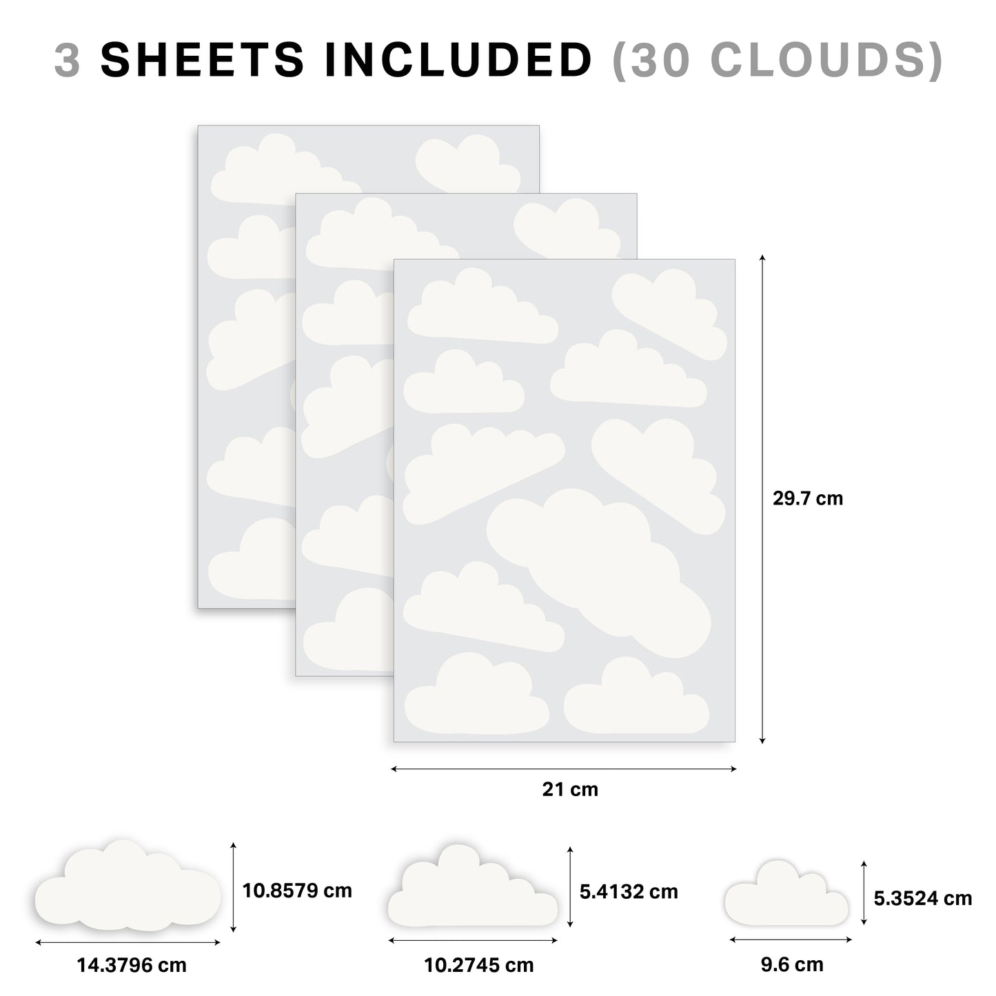 Cloud Nursery Wall Stickers - Nursery Stickers