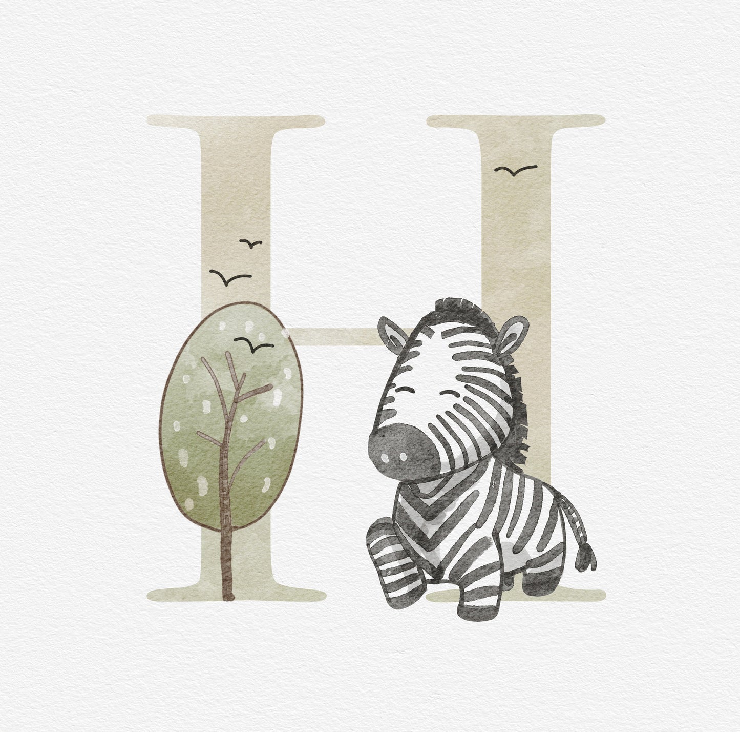 Letter H - Nursery Stickers