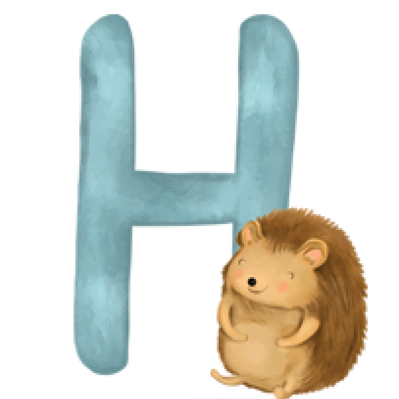 Letter H - Cartoon Animals
