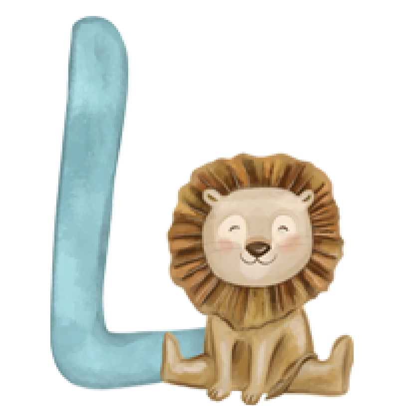Letter L - Cartoon Animals