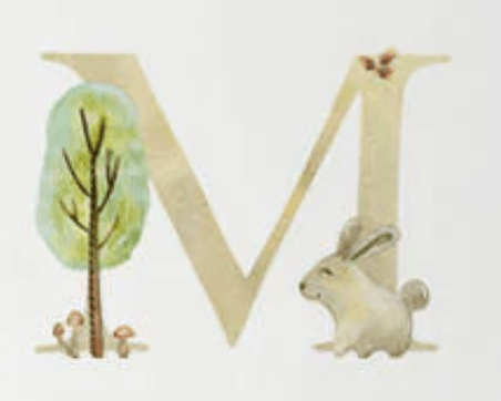Letter M - Nursery Stickers