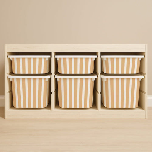 Striped Stickers For Ikea Trofast Drawers - Nursery Stickers