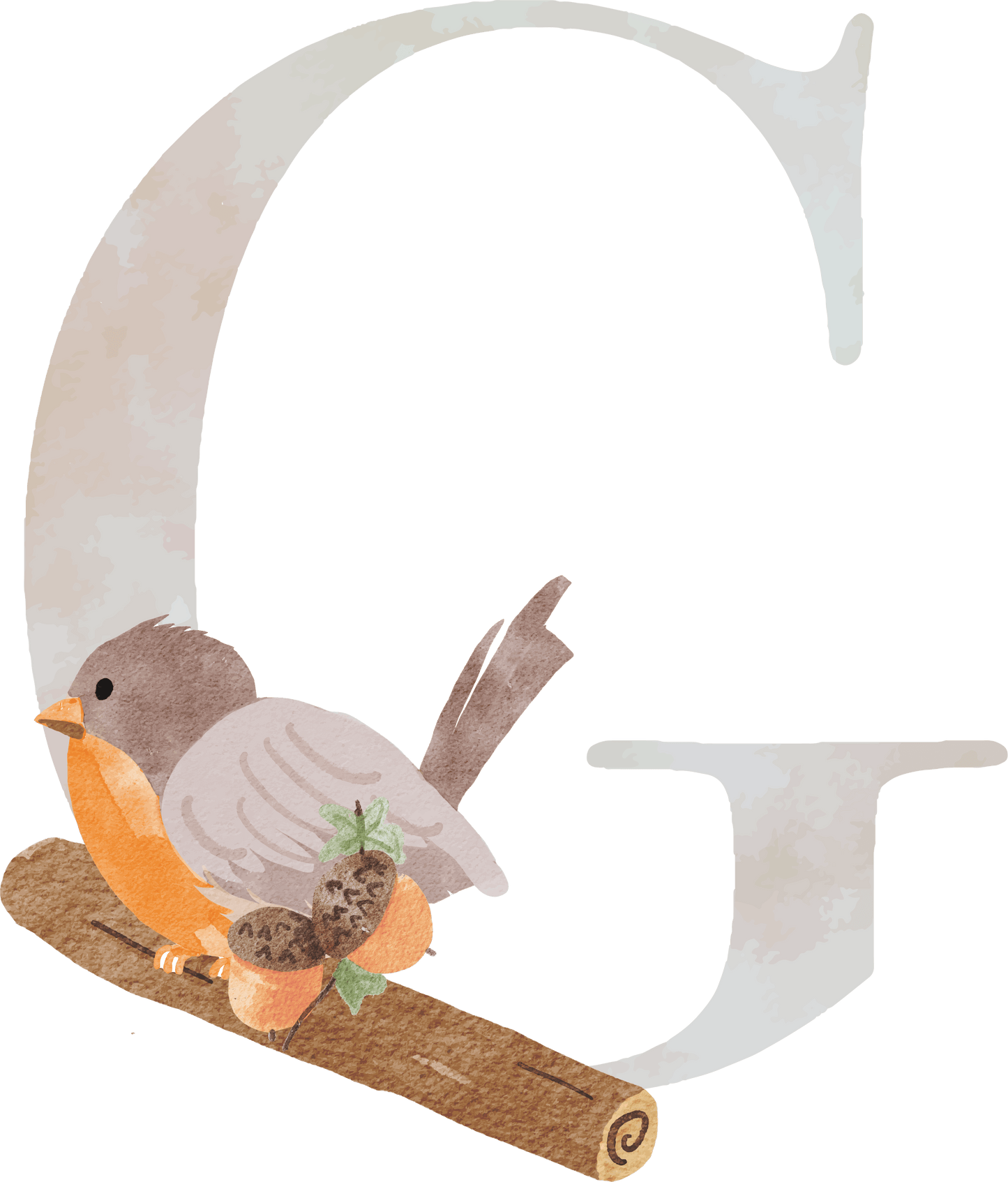 Letter G - Woodland - Nursery Stickers