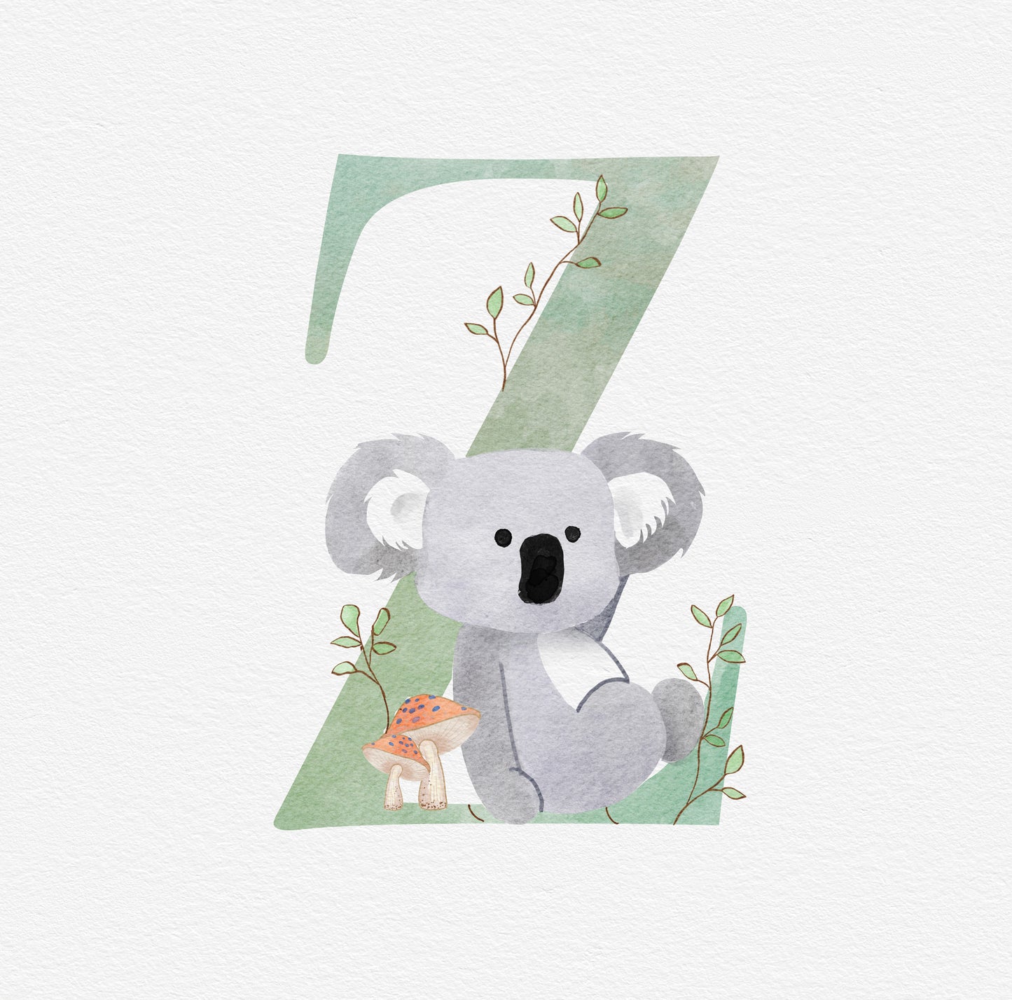 Letter Z - Nursery Stickers