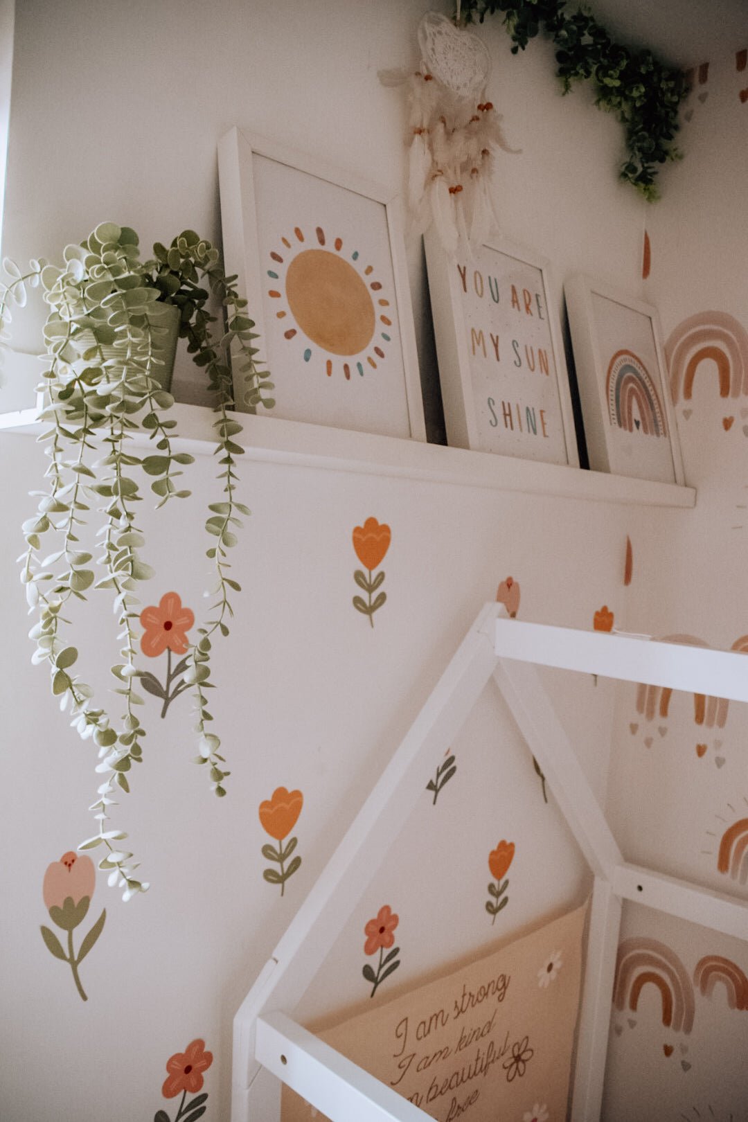 Boho Flowers Nursery Wall Stickers - Nursery Stickers