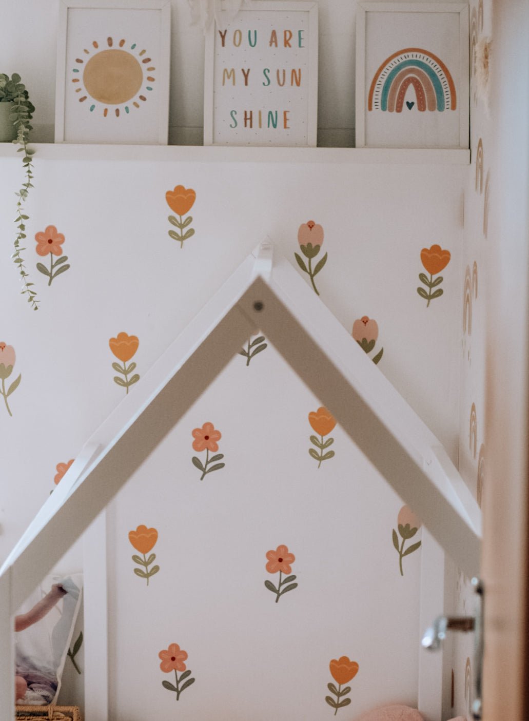 Boho Flowers Nursery Wall Stickers - Nursery Stickers