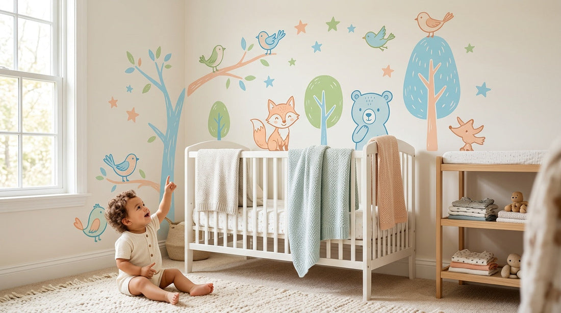 Affordable wipeable decals for toddler rooms?