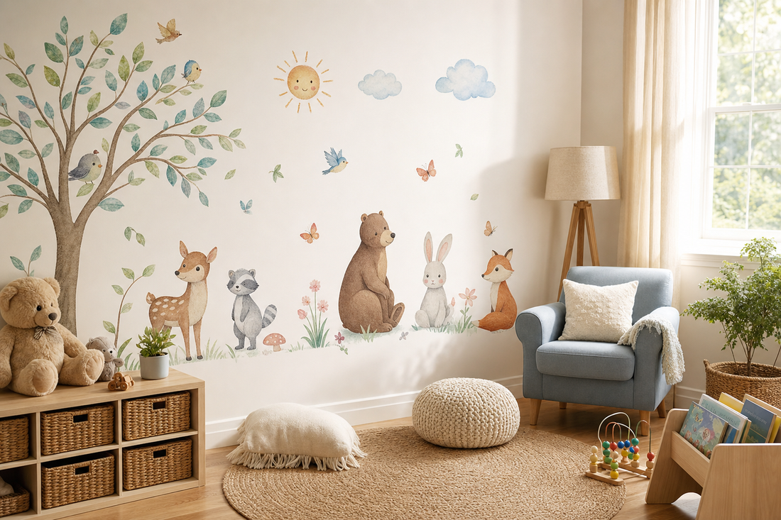 Alternatives to traditional nursery decor stickers