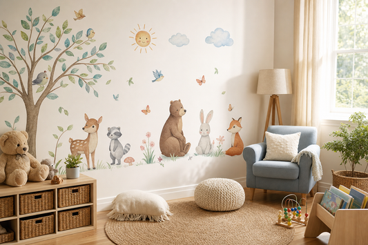 Alternatives to traditional nursery decor stickers