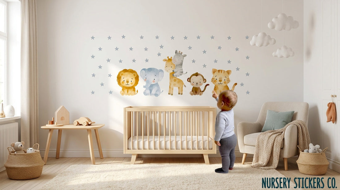 Best alternatives to paint for animal nursery themes.
