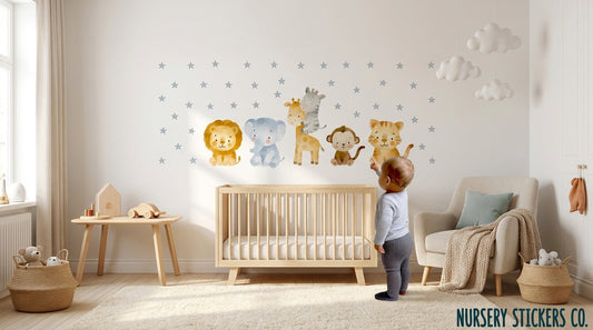 Best alternatives to paint for animal nursery themes.