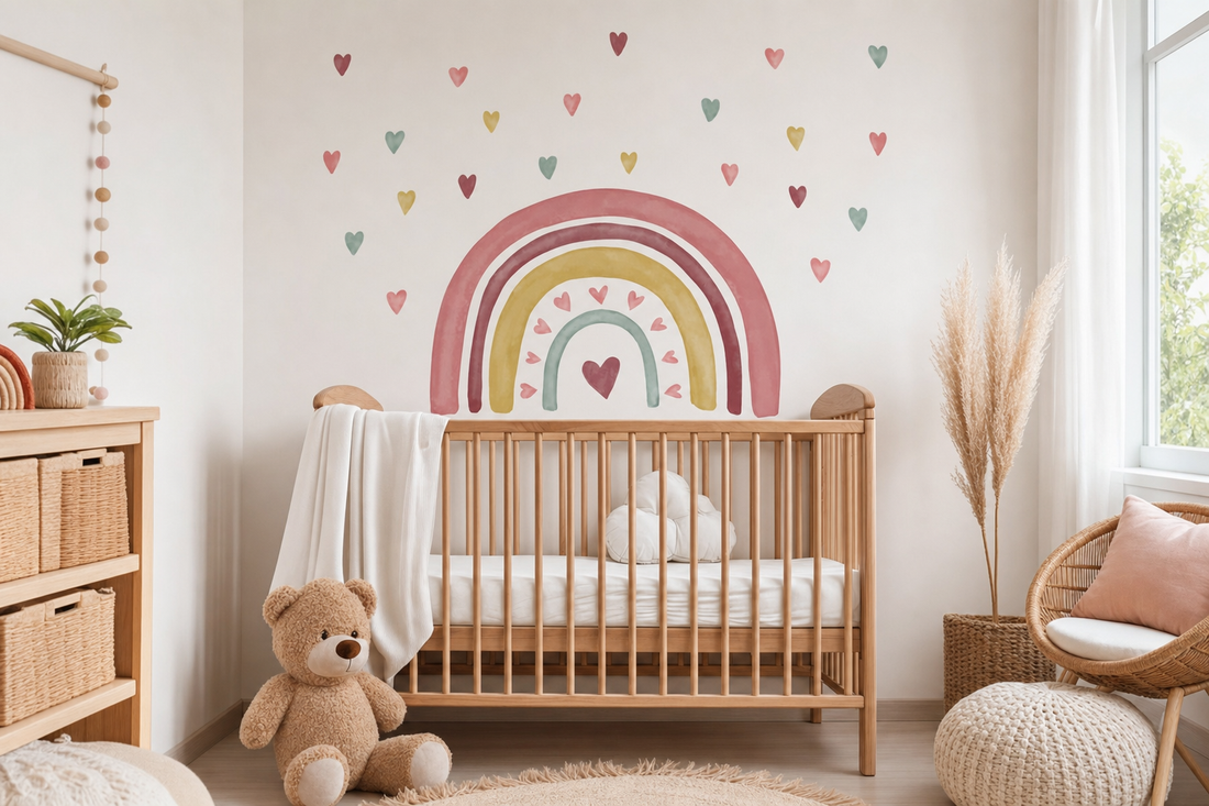 Best alternatives to paint for nursery rainbows