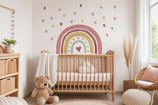 Best alternatives to paint for nursery rainbows
