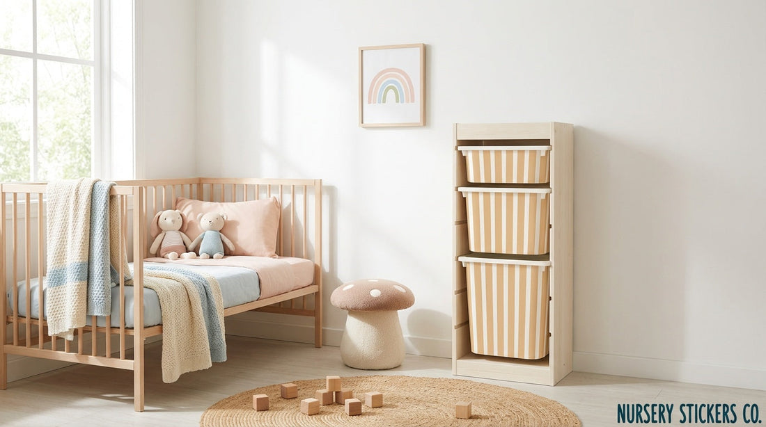 Best exact-fit stickers for side-facing drawers.