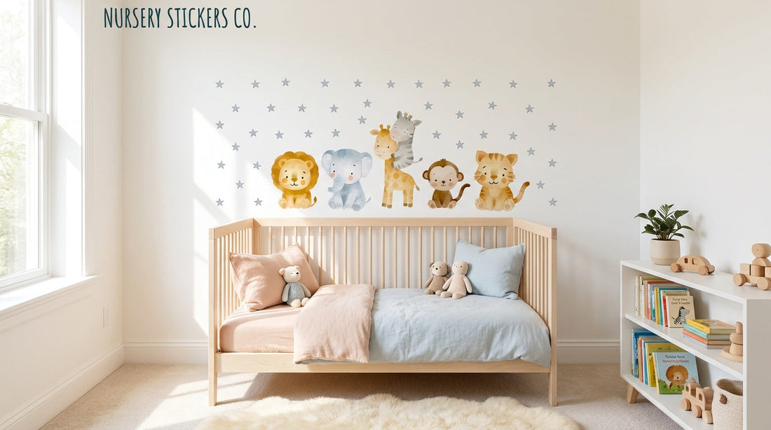 Best pastel character sets for engaging baby walls UK.