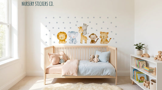 Best pastel character sets for engaging baby walls UK.