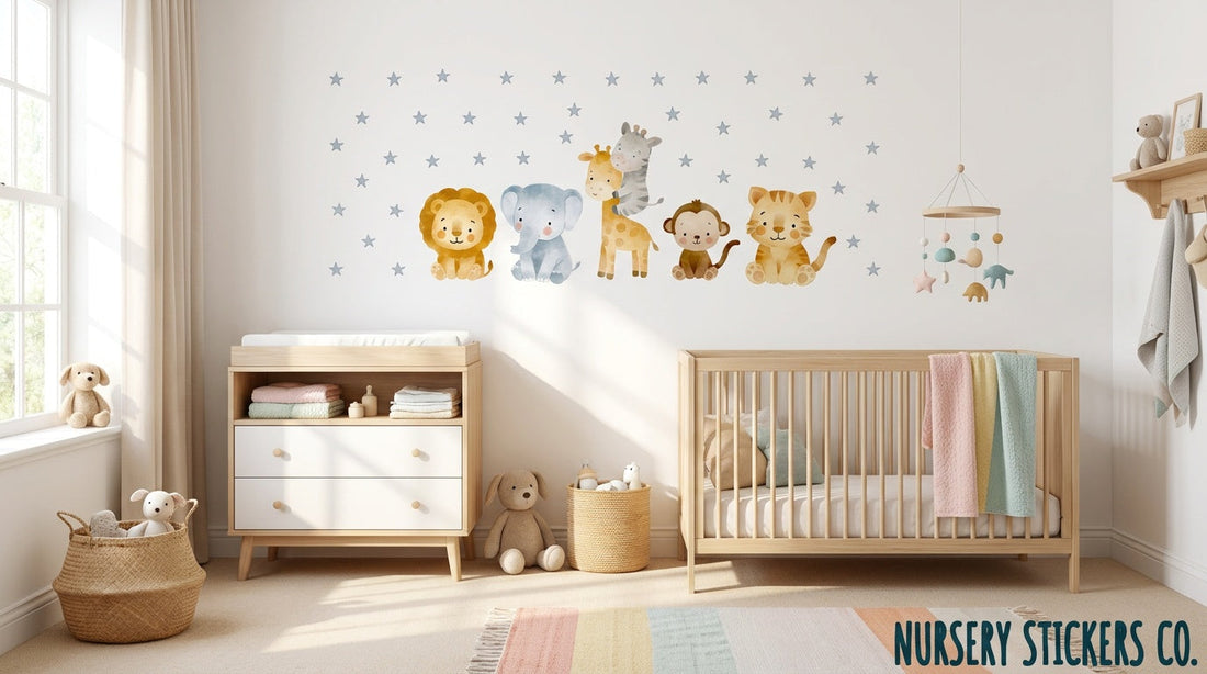 Best safe animal stickers out of reach of toddlers.