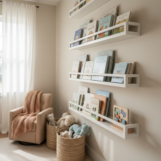 childrens bookcase white