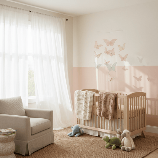 Pink Butterflies Wall Stickers: Transform Any Nursery in Minutes - Nursery Stickers