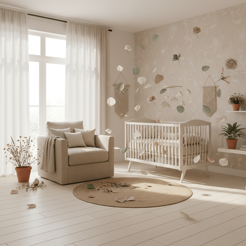 Flowers for Walls Made Simple (Zero Mess, UK Guide) - Nursery Stickers