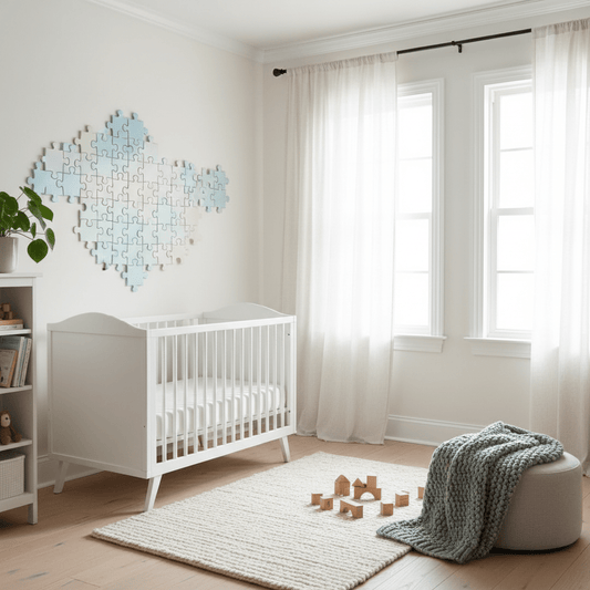 Jigsaw Piece Decor: Easy Ideas for Kids Spaces - Nursery Stickers