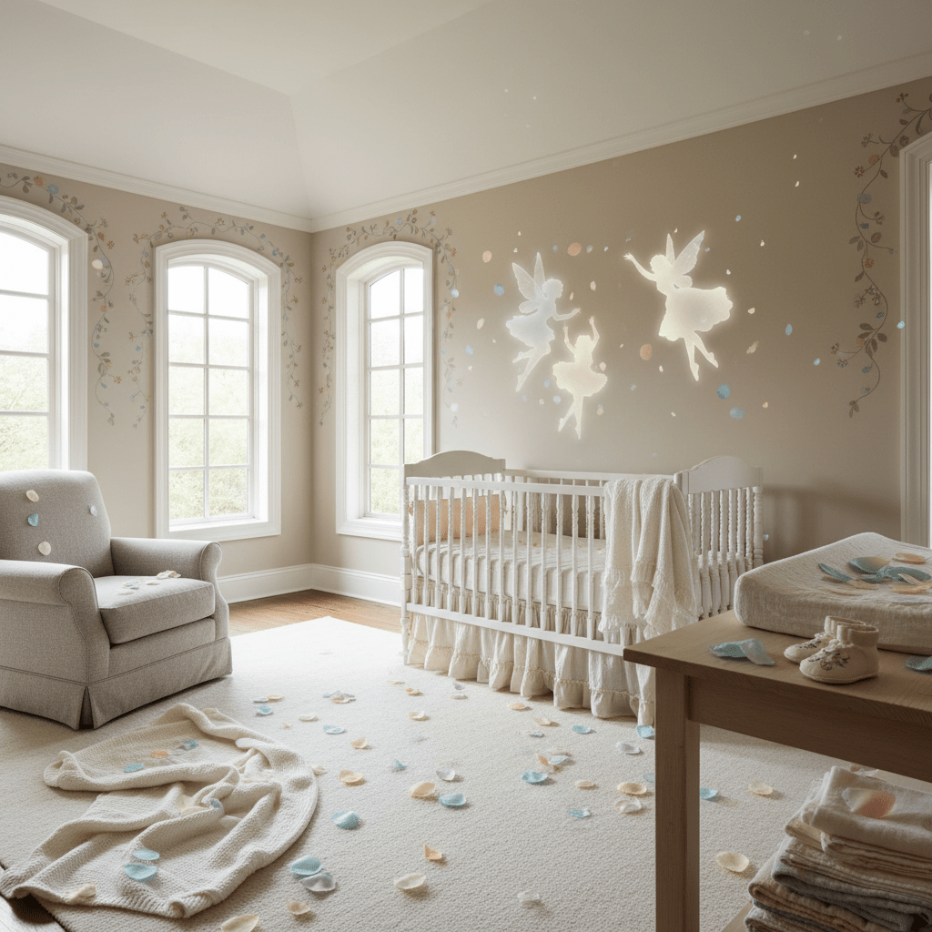 Flower and Fairies: Easy Ways to Transform Kids Rooms - Nursery Stickers