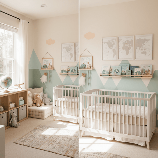 Childrens Map World Guide: Transform Any Room in Minutes - Nursery Stickers