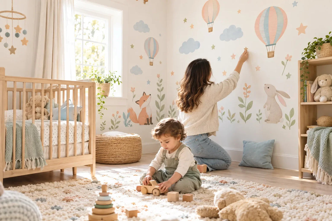 Budget options for safe children's wall stickers.