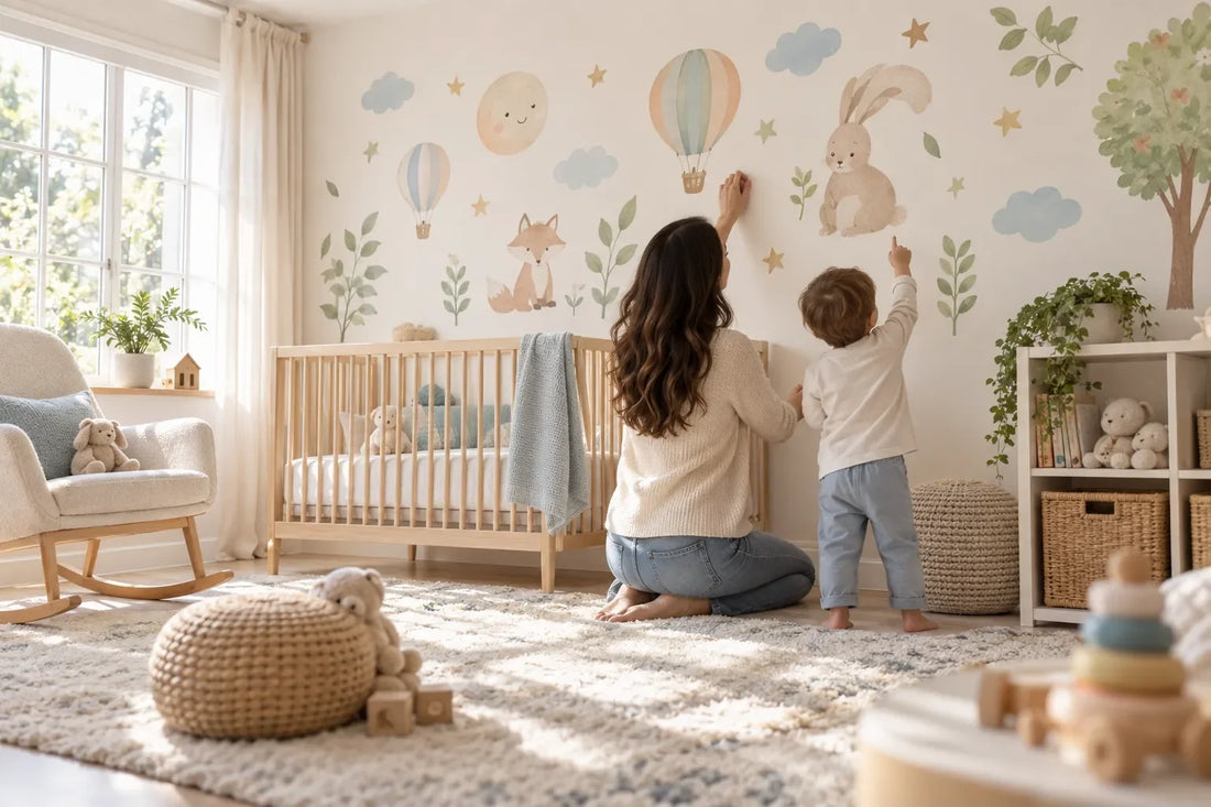 Cheapest non-damaging pastel stickers for bedrooms.