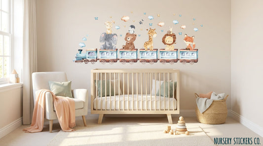 Cheapest phthalate-free animal parade wall art.