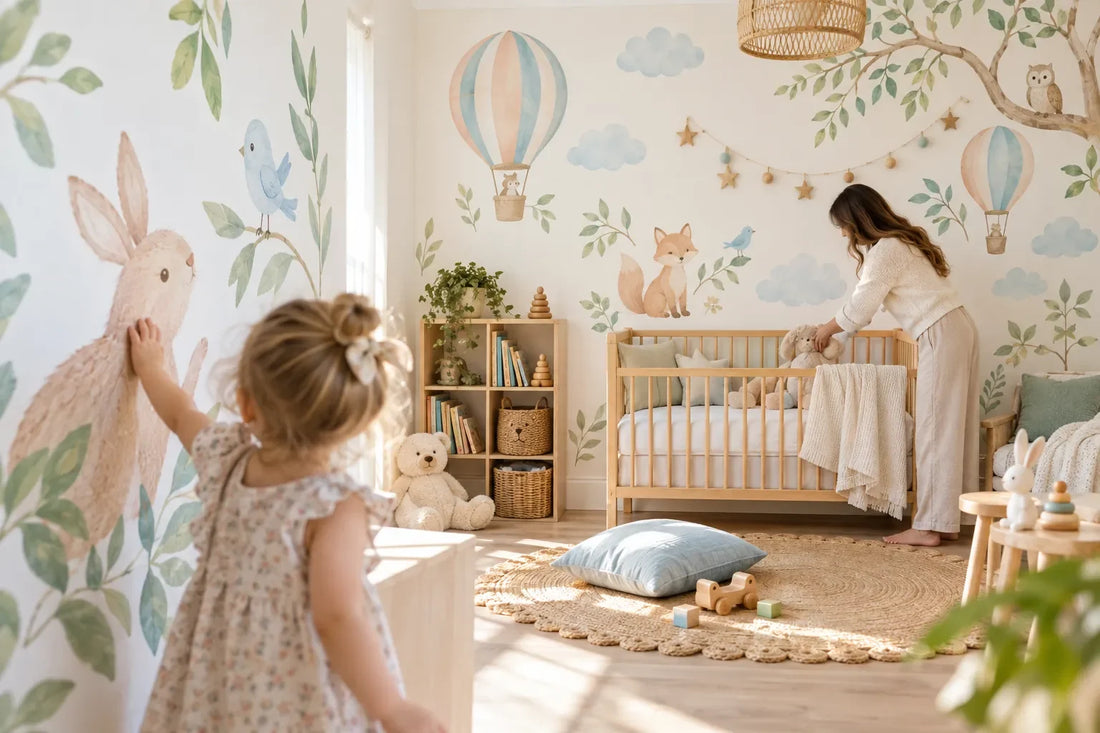 Cheapest PVC-free daisy stickers for playrooms.
