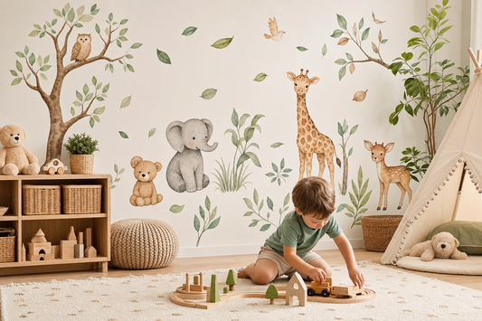 Cheapest vibrant wall stickers for babies UK