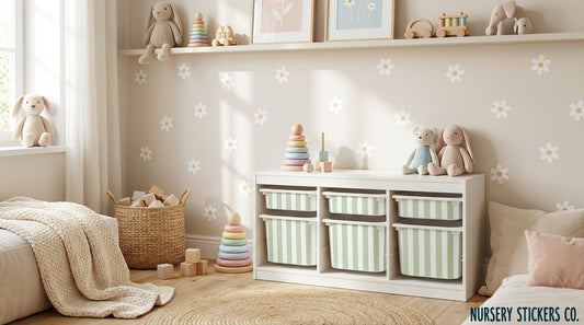 Cheapest wipe-clean stickers for kids' Trofast?