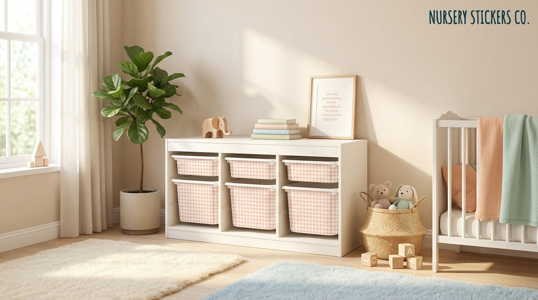 Check patterns vs toile designs for Trofast.