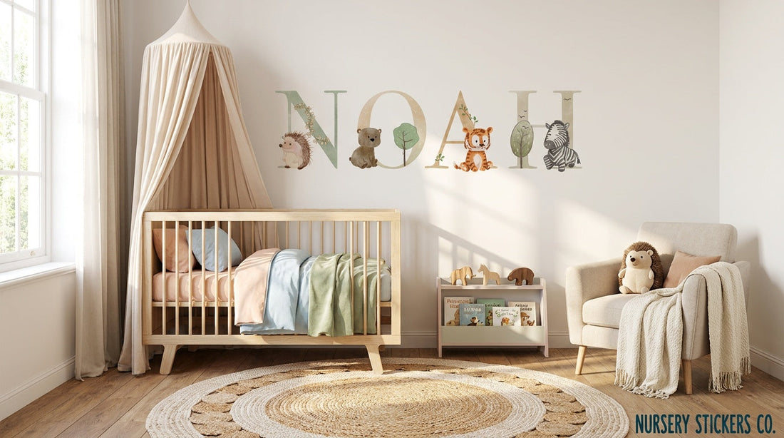 children’s name wall stickers