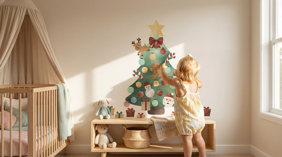 christmas labels stickers