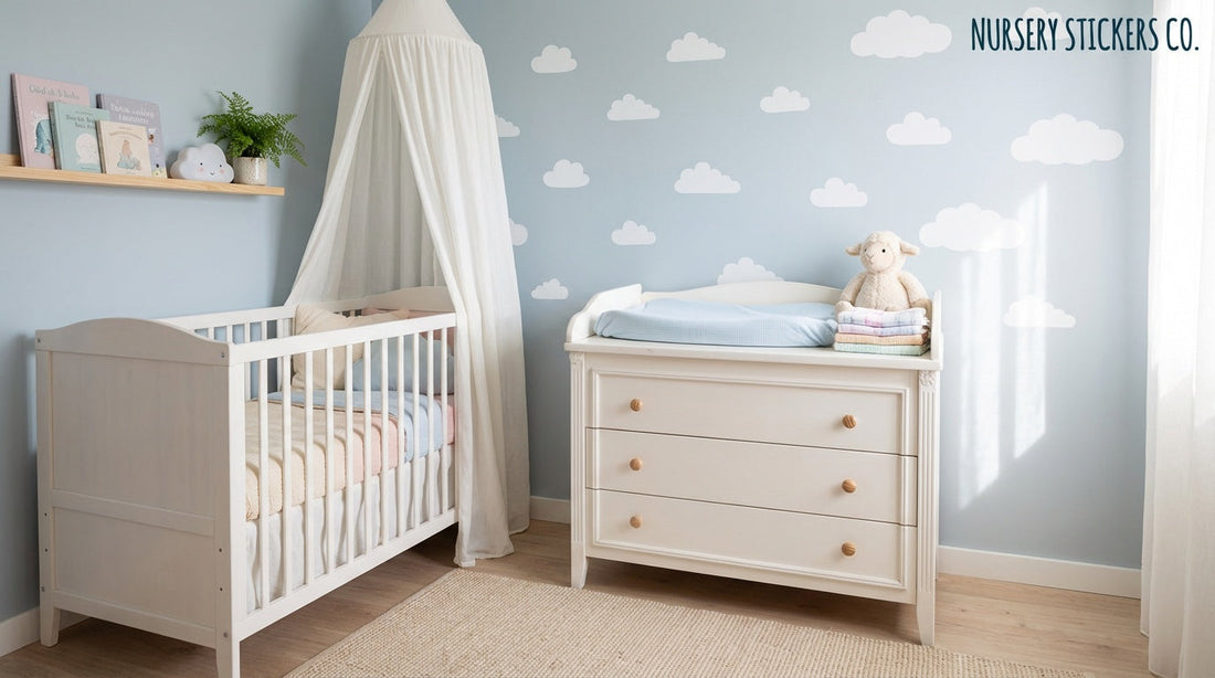 cloud nursery wallpaper
